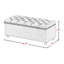 Banc de rangement à couvercle rabattable Ruthie-1728964198