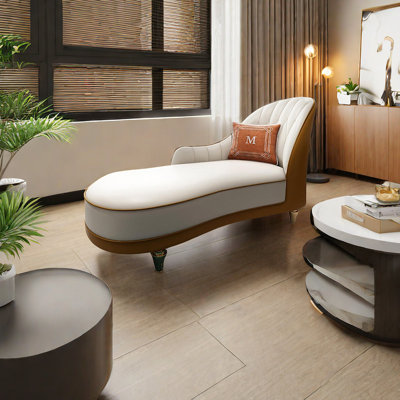 Fauteuil inclinable confortable en cuir avec rembourrage en éponge et chaise longue rembourrée