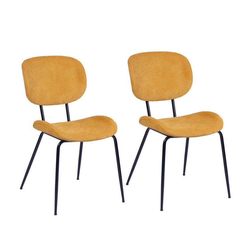 Chellsey Upholstered Chair, Yellow