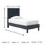 Lit plateforme simple Cottrill-123382973