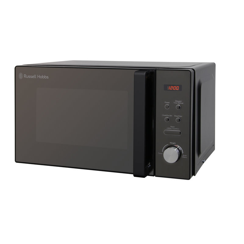 20 L 800W Countertop Microwave, Black