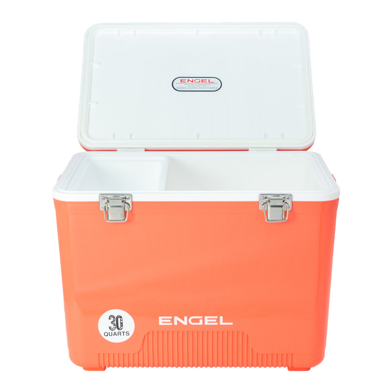 Engel 30 Quarts Ice Chest, Coral/Orange