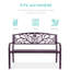 Banc de jardin en acier pour l'extérieur-1047385524