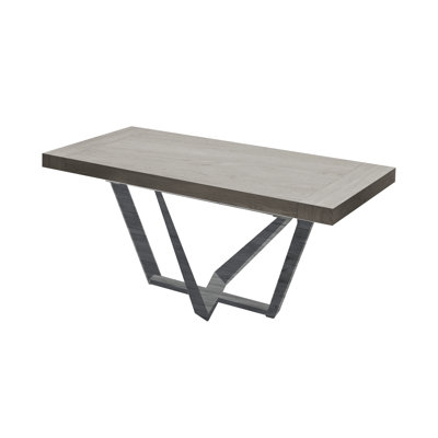 Karlin Extendable Metal Base Dining Table