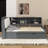 Platform Bed With An Underbed Trundle, Shelves, And A Storage Headboard-1869737179-1869737178