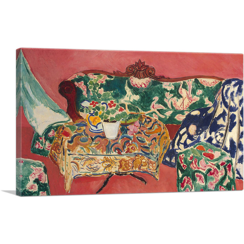 "Seville Still Life 1910" par Henri Matisse, reproduction d'art sur toile tendue, H 12 po x l 18 po x 1,5 po