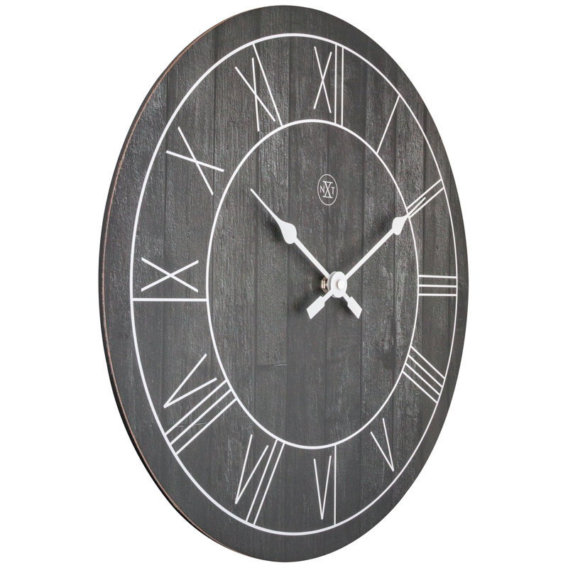 Paul 16-Inch Wood Wall Clock