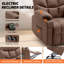 Fauteuil inclinable électrique KORSER, fauteuil élévateur électrique avec massage par vibration chauffé, porte-gobelets, poches latérales-124085154