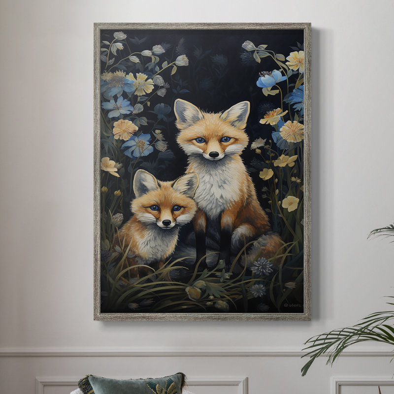 ANIMALS Series CDLxxxxi, reproduction encadrée - bois massif