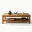 Table basse rectangulaire en bois massif-1998367721