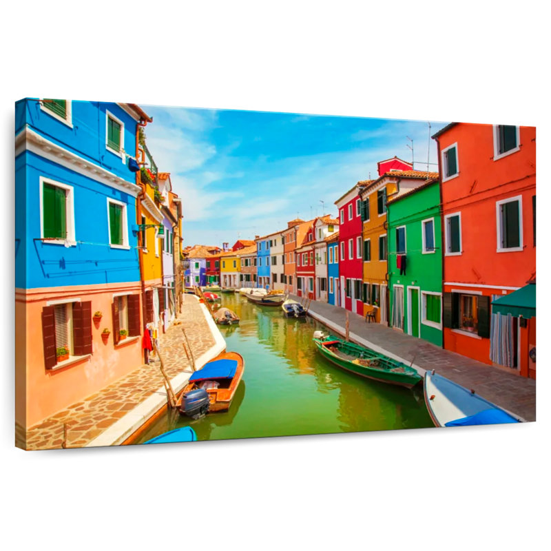 Nicci Burano Canal, 30" H x 45" W