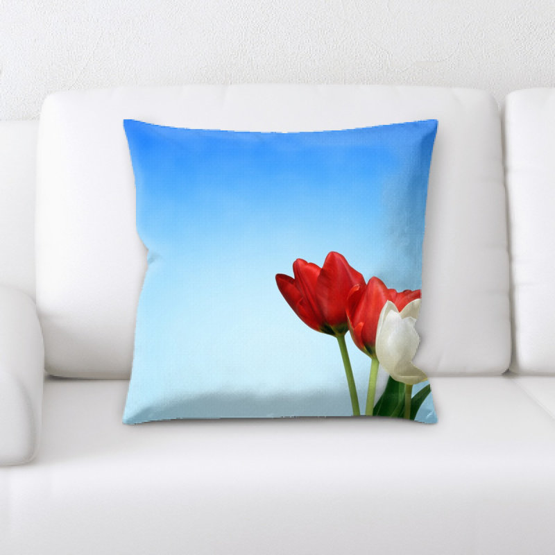 Coussin de tulipes