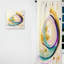 Alcone - spirale moderne mauve - Rideau en velours moderne - obscurcissant - 1 panneau-1080978685