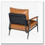Fauteuil d'appoint en similicuir