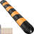 VEVOR Modular Rubber Speed Bump, Driveway Cable Protector Ramp 6FT With 2 End Cap,Rated 22000 LBS Loading