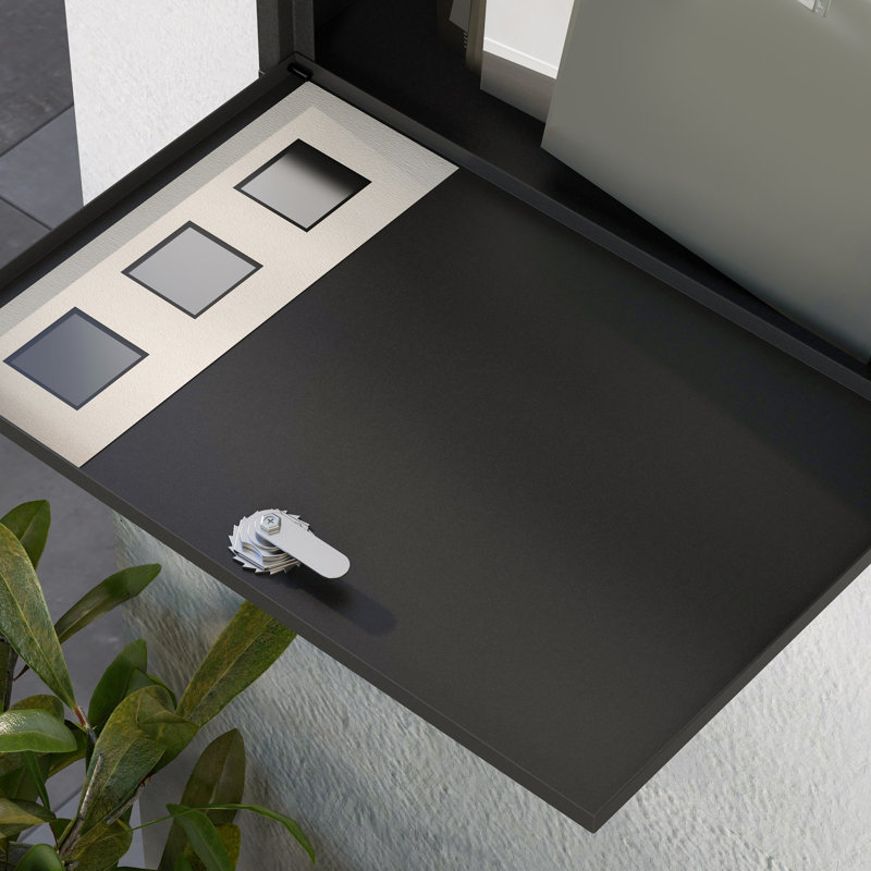 Naszir Steel Wall Mounted Post Box