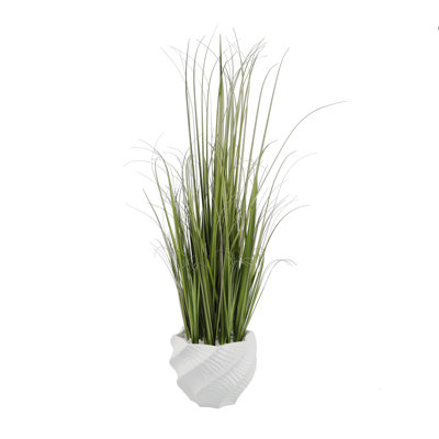 Herbe d'oignon artificielle en pot