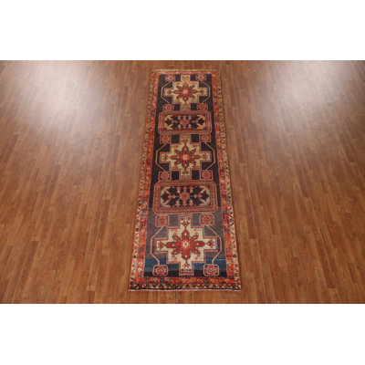 Tapis de couloir traditionnel fait à la main 4 x 11 po