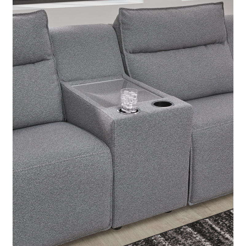 Canapé modulaire inclinable électrique 5 pièces Bodie