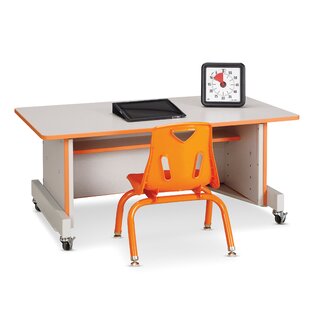 Rainbow Accents® Manufactured Wood 30'' h Adjustable Student Computer Desk