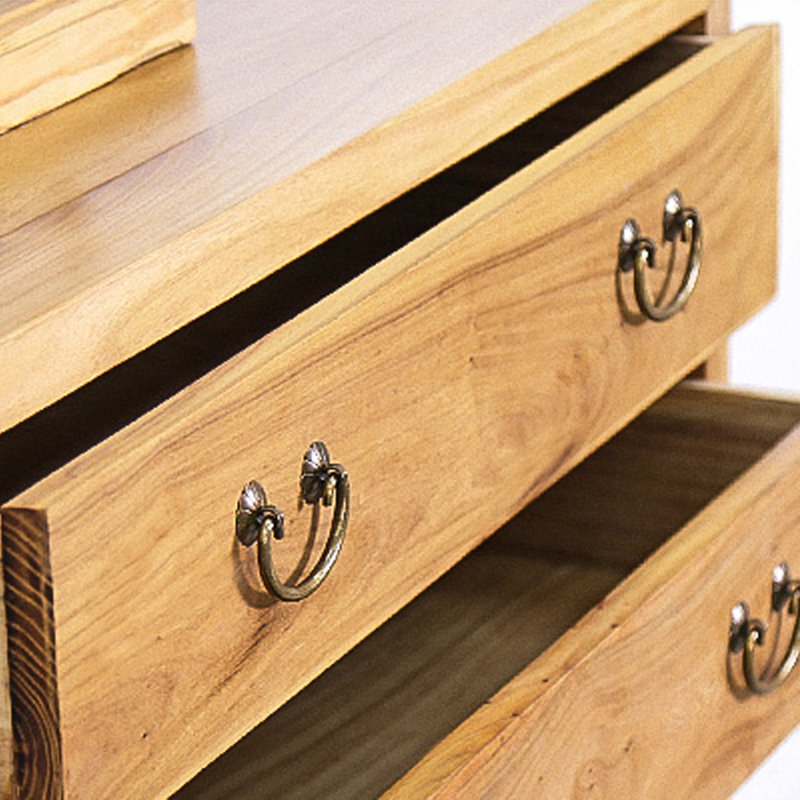 Console en bois d'orme massif