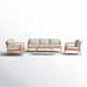 Elswick Teak 6 - Person Patio Conversation Sets with Cushions