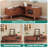 64.5"W Extendable TV Stand With Storage