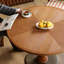 Table ronde en bois massif-133595282