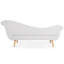 Chaise longue avec accoudoirs à volutes-2001110367