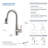 Bari Pull Down Single Handle Kitchen Faucet-73243923