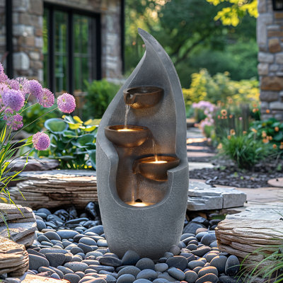 Outdoor Weather Resistant Cascade Fountain
