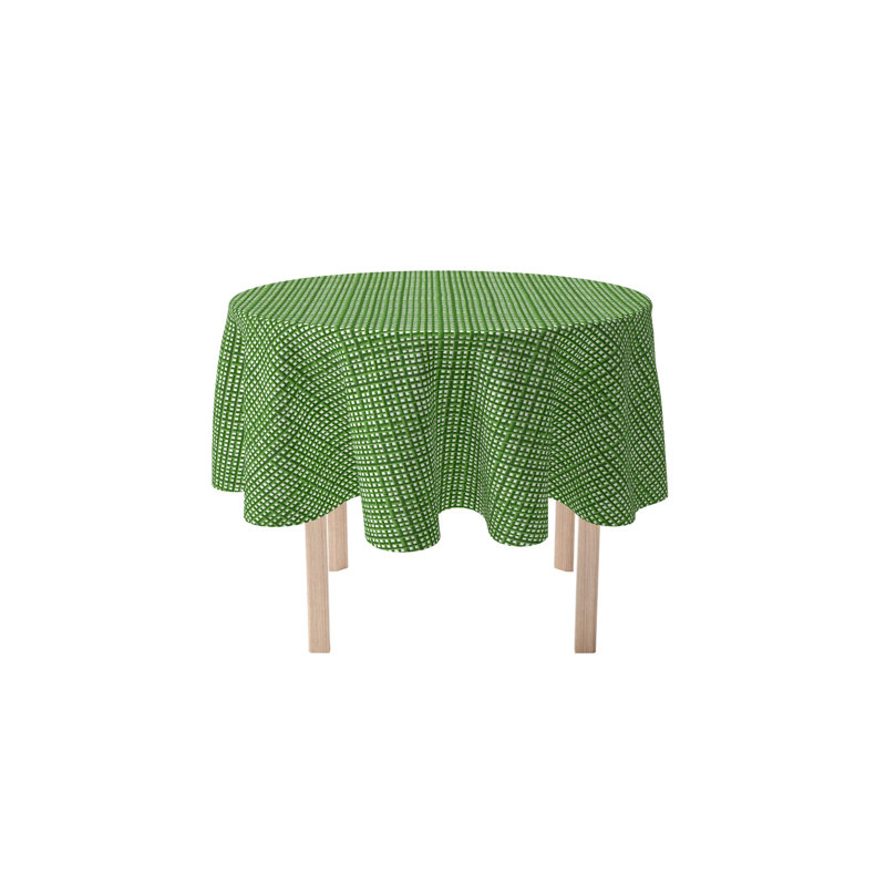 Villafane Geometric Round Tablecloth, 108" x 108"