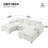 86.5'' U-Shaped Sectional Sofa With Storage Pockets, 2 Movable Ottoman, Armrest Pillows, Free Combination, 5-Seat Modern Cloud Sofa For Living Room&Apartment, Chenille, 3 Colors-707317131