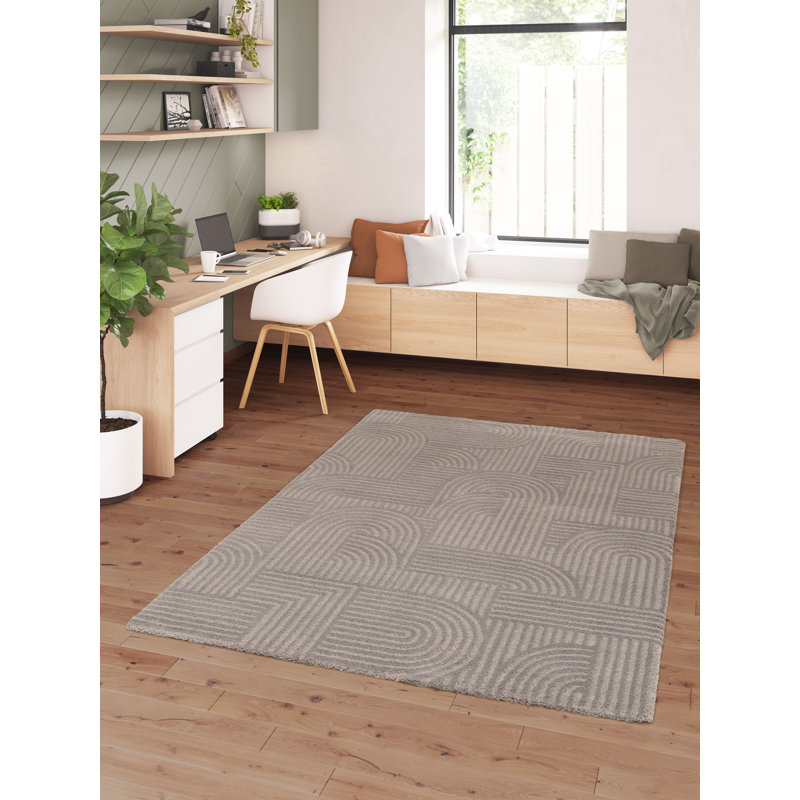 Arison Geometric Area Rug, Rectangle 80 x 150cm