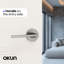 Dune Passage Door Lever Modern Concealed Design For (Hall & Closet) – Sleek Minimalist Style in Brushed Nickel-114645959