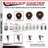 Grip Ring Stem Caster Set