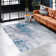 Tapis turquoise / gris Cornwell