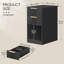 30cm W Manufactured Wood Bedside Table