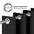 100% Room Darkening Blackout Eyelet Thermal Curtain (168 X 213 size have single panel)-2010985576-2010985554