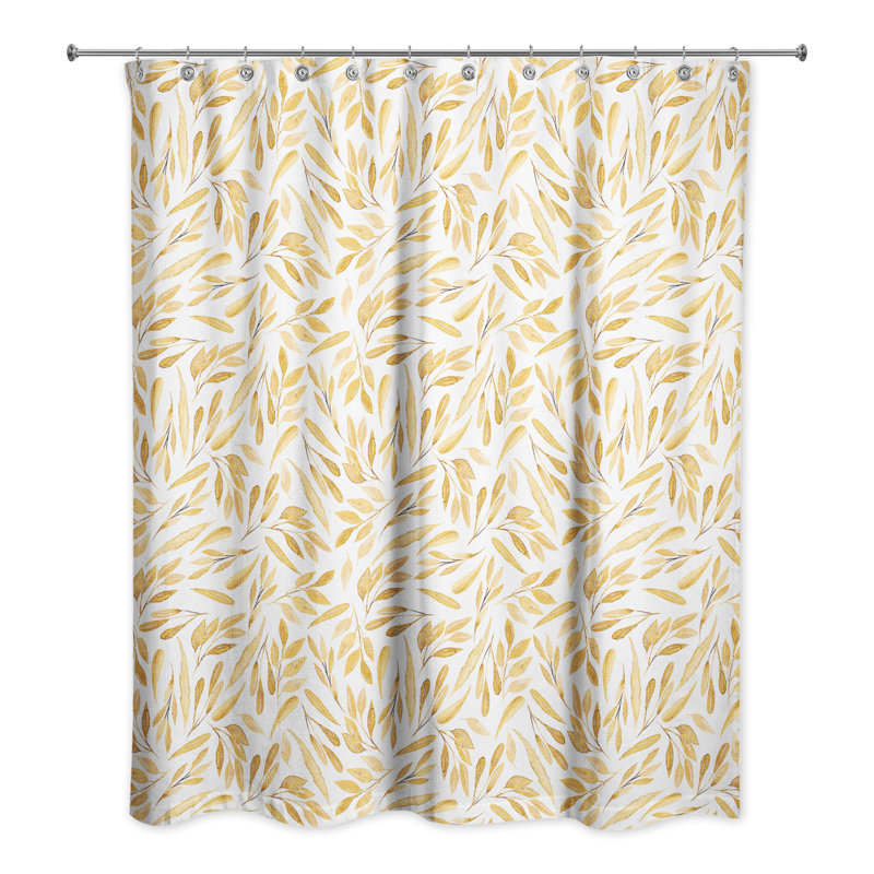 Rideau de douche à motif floral Luce