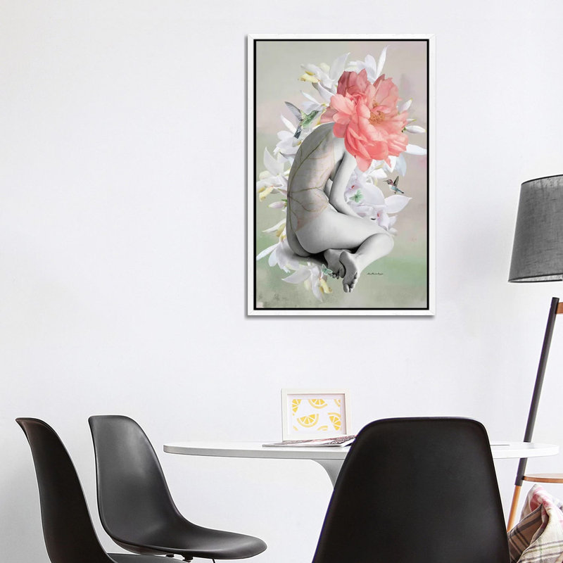 Fitzgerald by Ana Paula Hoppe - Print on Canvas, White Framed, 101.6cm H x 66.04cm W x 3.81cm D