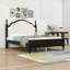 Lit plateforme en bois avec tête de lit tapissier-973198564-973198566