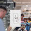 Gradateur 1 lumière 150 W Lutron Skylark amande clair 1 paquet