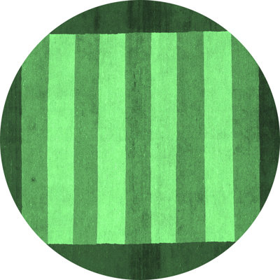 Washable Striped Indoor Rug