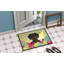 Tapis de porte d’extérieur antidérapant teckel Saroyan-32014604-41083651