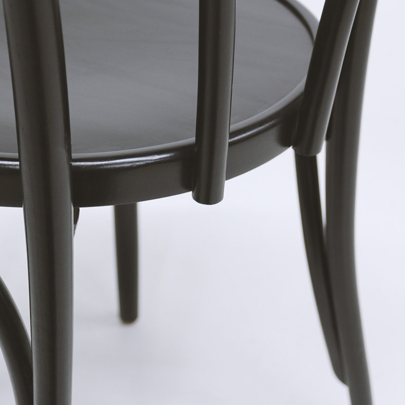 GB-118 VS LQ Side Chair, Black Lacquer