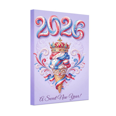 Fashion Sweet Ice Cream Crown Year Design