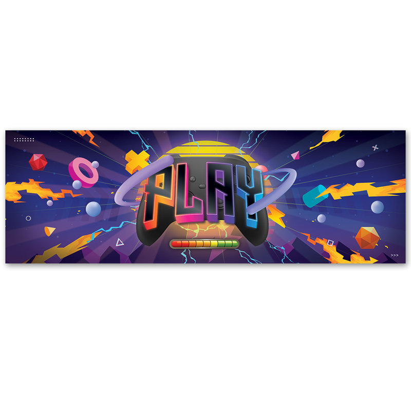 Mural, Game Symbols - No Frame Panoramic Print on Canvas