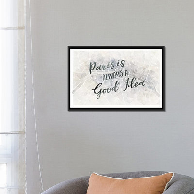 « aquarelle wanderlust paris adventure », reproduction d’impression sur toile