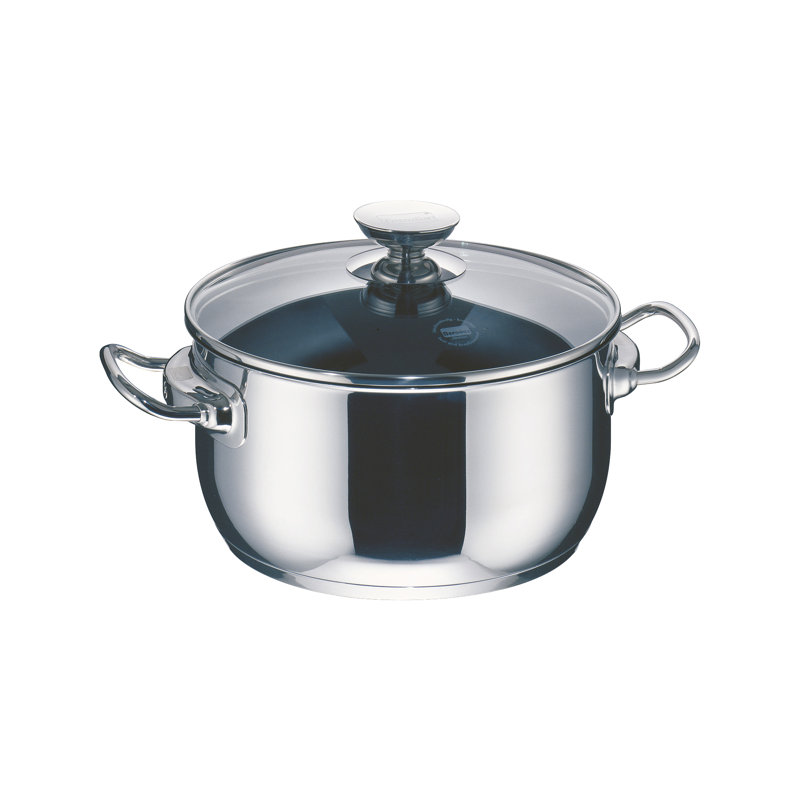 Berndes Injoy Non-Stick Stainless Steel Standard Pot, 24cm